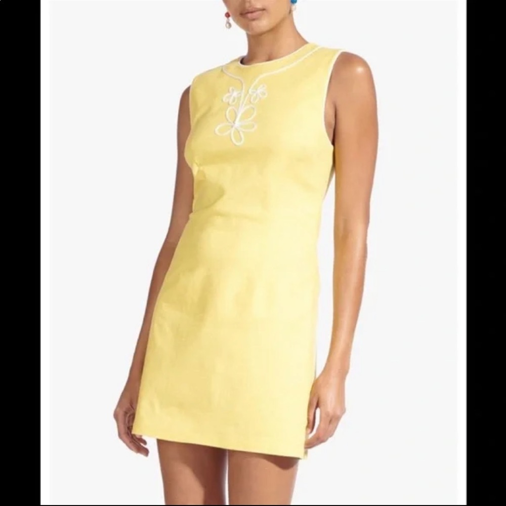 Vintage Staud Yellow Allison sundress in size 00